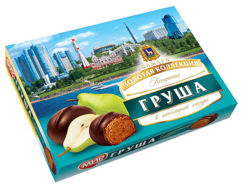  КФ МИР Груша в шоколадной глазури 160г  в Усть-куте