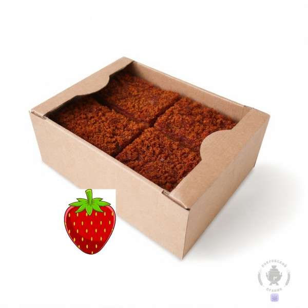 №3 Пряник 1кг с фруктовой начинкой Клубника в Усть-куте