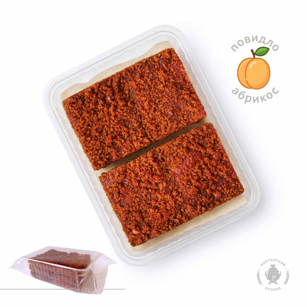 №3 Пряник 400г с фруктовой начинкой Абрикос  в Усть-куте